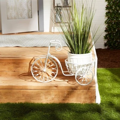 Wholesale ⭐ Zingz & Thingz 11.2" Indoor/Outdoor Iron Bicycle Planter White - Zings & Thingz 🛒 10 Wholesale ⭐ Zingz & Thingz 11.2" Indoor/Outdoor Iron Bicycle Planter White - Zings & Thingz 🛒 - Image 8