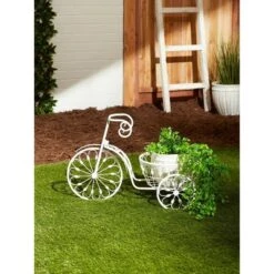 Wholesale ⭐ Zingz & Thingz 11.2" Indoor/Outdoor Iron Bicycle Planter White - Zings & Thingz 🛒 25 Wholesale ⭐ Zingz & Thingz 11.2" Indoor/Outdoor Iron Bicycle Planter White - Zings & Thingz 🛒 -Planters Sales Store unnamed file 1543