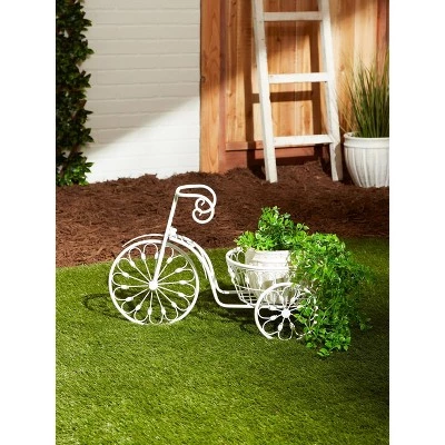 Wholesale ⭐ Zingz & Thingz 11.2" Indoor/Outdoor Iron Bicycle Planter White - Zings & Thingz 🛒 14 Wholesale ⭐ Zingz & Thingz 11.2" Indoor/Outdoor Iron Bicycle Planter White - Zings & Thingz 🛒 - Image 12