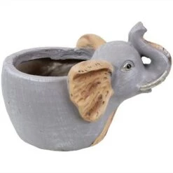 Coupon 🤩 Sunnydaze Decor Sunnydaze Elsie the Elephant Planter Statue - Indoor/Outdoor Decorative Figurine - 8.5" ✨ -Planters Sales Store unnamed file 1560