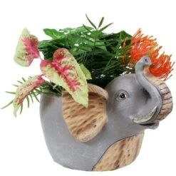 Coupon 🤩 Sunnydaze Decor Sunnydaze Elsie the Elephant Planter Statue - Indoor/Outdoor Decorative Figurine - 8.5" ✨ -Planters Sales Store unnamed file 1561
