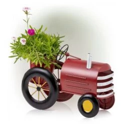 Deals 👏 Alpine Corporation Novelty Tractor Planter Red 🛒 -Planters Sales Store unnamed file 1579
