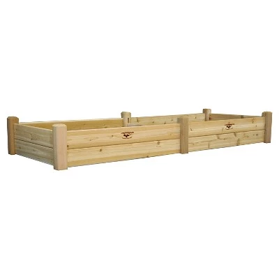 Wholesale ๐ 97.25" x 36.25" x 13" Raised Rectangular Garden Bed - Gronomics Cedar Unfinished ๐งจ 4 Wholesale ๐ 97.25" x 36.25" x 13" Raised Rectangular Garden Bed - Gronomics Cedar Unfinished ๐งจ - Image 2
