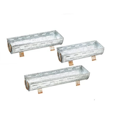 Hot Sale 🛒 Evergreen Aged Zinc 12 Pocket Metal Wall Planter ❤️ 3 Hot Sale 🛒 Evergreen Aged Zinc 12 Pocket Metal Wall Planter ❤️