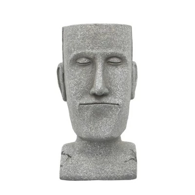 Top 10 👍 Sagebrook Home 15" Head Resin Planter Gray 🛒 6 Top 10 👍 Sagebrook Home 15" Head Resin Planter Gray 🛒 - Image 4