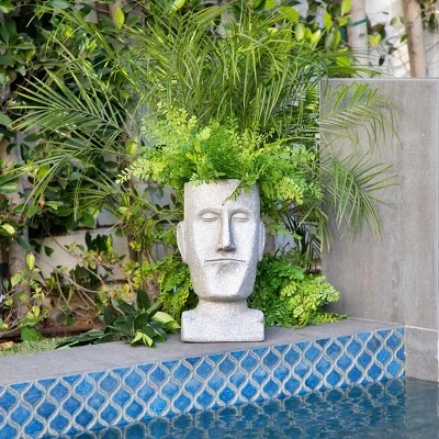 Top 10 👍 Sagebrook Home 15" Head Resin Planter Gray 🛒 7 Top 10 👍 Sagebrook Home 15" Head Resin Planter Gray 🛒 - Image 5