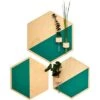 Promo 🎁 Juvale 3 Pack Wooden Hexagon Hanging Planters, Plant Pots Holder, Wall Decor, 2 Sizes 😍