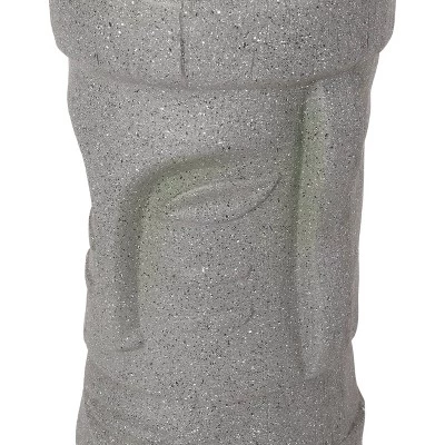 Best Pirce ⭐ Poulan Outdoor Concrete Polynesian Decorative Planter Stone Gray - Christopher Knight Home 👏 7 Best Pirce ⭐ Poulan Outdoor Concrete Polynesian Decorative Planter Stone Gray - Christopher Knight Home 👏 - Image 6