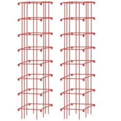 Outlet 🧨 Square Heavy Gauge Extra Tall Easy Fold Tomato Cage, 14.25" x 14.25" x 65", Set of 2 - Gardener's Supply Company 👏 -Planters Sales Store unnamed file 1758