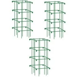 Promo ❤️ Pepper and Eggplant Plant Support Steel Cages, Set of 3 - Gardener's Supply Company 💯 -Planters Sales Store unnamed file 1762
