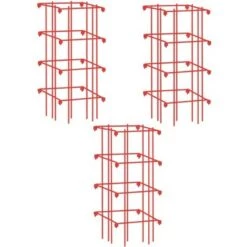 Promo ❤️ Pepper and Eggplant Plant Support Steel Cages, Set of 3 - Gardener's Supply Company 💯 -Planters Sales Store unnamed file 1763