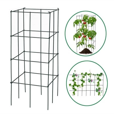 Flash Sale ๐ Costway 4 Pack Tomato Cages Garden Cages Stakes Plant Trellis 16'' x 16'' x 39'' ๐ 9 Flash Sale ๐ Costway 4 Pack Tomato Cages Garden Cages Stakes Plant Trellis 16'' x 16'' x 39'' ๐ - Image 7