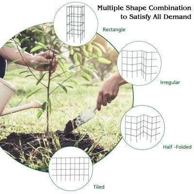 Flash Sale ๐ Costway 4 Pack Tomato Cages Garden Cages Stakes Plant Trellis 16'' x 16'' x 39'' ๐ 11 Flash Sale ๐ Costway 4 Pack Tomato Cages Garden Cages Stakes Plant Trellis 16'' x 16'' x 39'' ๐ - Image 9