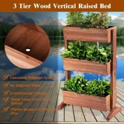 Coupon ✔️ Costway 3-Tier Raised Garden Bed Vertical Freestanding Elevated Planter Patio Balcony 🧨 -Planters Sales Store unnamed file 184