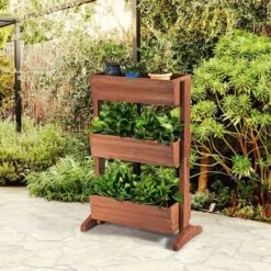 Coupon ✔️ Costway 3-Tier Raised Garden Bed Vertical Freestanding Elevated Planter Patio Balcony 🧨 -Planters Sales Store unnamed file 186