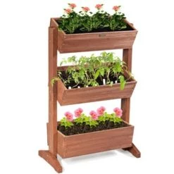 Coupon ✔️ Costway 3-Tier Raised Garden Bed Vertical Freestanding Elevated Planter Patio Balcony 🧨 -Planters Sales Store unnamed file 188