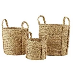 Discount 🧨 Olivia & May Set of 3 Seagrass Wicker Basket Planters with Handles Natural - Olivia & May 🔥 -Planters Sales Store unnamed file 1909