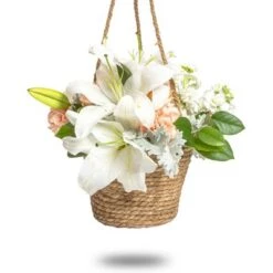 Cheap ✔️ Farmlyn Creek Rope Hanging Planter, Woven Ceiling Plant Basket Hanger, 8 x 8 x 6" 🎉