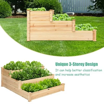 Top 10 โค๏ธ Costway 3 Tier Wooden Raised Garden Bed Planter Kit Outdoor Grow Flower Vegetables ๐ 5 Top 10 โค๏ธ Costway 3 Tier Wooden Raised Garden Bed Planter Kit Outdoor Grow Flower Vegetables ๐ - Image 4