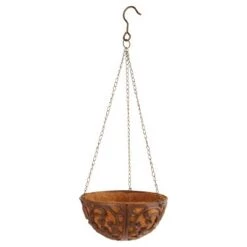 Best Pirce 🧨 Cast Iron Wall Hung Planter - Brown - Esschert Design 🌟