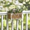Top 10 🥰 The Lakeside Collection Lakeside Antique White Scrolled Metal Deck and Railing Planter for Outdoors 😉