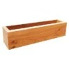 Best deal 🧨 Succulent Planter Rectangular Western Clear Oil Finish - Red Cedar - Gronomics 🛒
