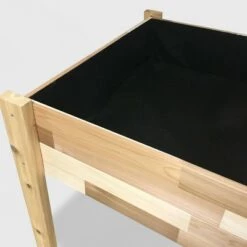 Promo ⭐ 22" Elevated Rectangular Garden Bed Planter With Fitted Liner Cedar - GRO Products 😉 -Planters Sales Store unnamed file 2132
