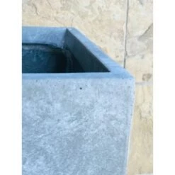 Coupon ❤️ Rosemead Home & Garden, Inc. Set of 2 Tall Square Lightweight Concrete Planters Slate Gray - Rosemead Home & Garden, Inc. 🔥 -Planters Sales Store unnamed file 2151
