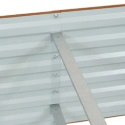 Cheapest 🧨 Sunnydaze Decor Sunnydaze Outdoor Vegetable or Flower Galvalume Steel Raised Garden Bed for Backyard or Garden - Rectangle - 71" - Brown ✔️ -Planters Sales Store unnamed file 218