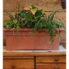 Outlet 🧨 26" x 11" Veranda Rectangular Window Deck Box Planter - Bloem Terra Cotta 🎁