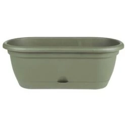 Cheap ⌛ 18" Oval Lucca Window Box Planter - Bloem Chocolate 🥰 -Planters Sales Store unnamed file 2214