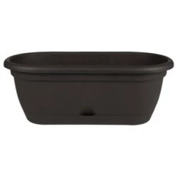 Cheap ⌛ 18" Oval Lucca Window Box Planter - Bloem Chocolate 🥰 -Planters Sales Store unnamed file 2217