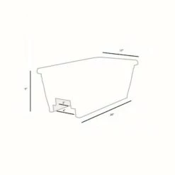 Coupon 🎉 The HC Companies HC Companies SPX24DBOA10 Heavy Duty 24-Inch Width Akro Deck Rail Box Planter, White with plugs (5 Pack) 🛒 7 Coupon 🎉 The HC Companies HC Companies SPX24DBOA10 Heavy Duty 24-Inch Width Akro Deck Rail Box Planter, White with plugs (5 Pack) 🛒 -Planters Sales Store unnamed file 2231