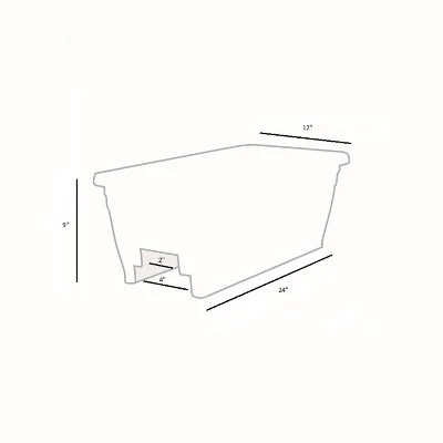 Coupon 🎉 The HC Companies HC Companies SPX24DBOA10 Heavy Duty 24-Inch Width Akro Deck Rail Box Planter, White with plugs (5 Pack) 🛒 5 Coupon 🎉 The HC Companies HC Companies SPX24DBOA10 Heavy Duty 24-Inch Width Akro Deck Rail Box Planter, White with plugs (5 Pack) 🛒 - Image 3