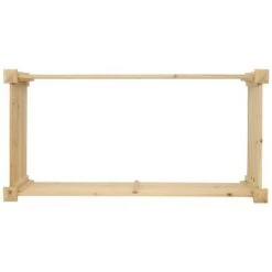 Hot Sale 🌟 Sunnydaze Decor Sunnydaze Outdoor Rectangular Wood Raised Garden Bed for Flower, Vegetable, and Herb Gardening - 24" W x 48.25" L x 12.25" H - Brown 🤩 -Planters Sales Store unnamed file 225