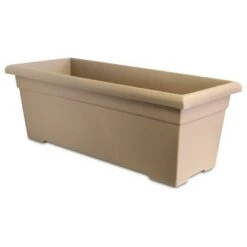Budget ✨ The HC Companies HC Companies ROP28000A34 28-Inch Plastic Romana Deck Planter, Sandstone (2 Pack) 🎁