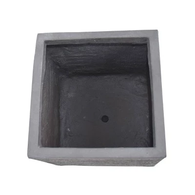 New 👏 11.25" Kaden Lightweight Concrete Square Patio Planter - Christopher Knight Home 🎁 6 New 👏 11.25" Kaden Lightweight Concrete Square Patio Planter - Christopher Knight Home 🎁 - Image 4