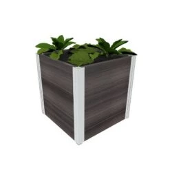 Promo 🥰 Vita Urbana Cube Square Planter - New England Arbors Espresso ⭐ -Planters Sales Store unnamed file 2312