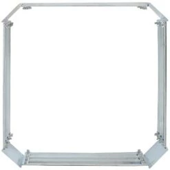 Promo ⌛ Sunnydaze Decor Sunnydaze Corrugated Galvanized Steel Raised Garden Bed for Plants, Vegetables, and Flowers - 24" Square x 12" H - Silver 💯 -Planters Sales Store unnamed file 232