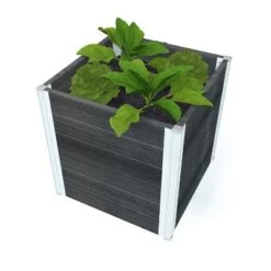 Promo 🥰 Vita Urbana Cube Square Planter - New England Arbors Espresso ⭐ -Planters Sales Store unnamed file 2321