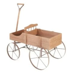 Cheapest π₯° The Lakeside Collection Lakeside Wooden Country Planter Wagon with 2 Planting Sections π₯°