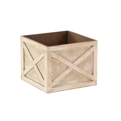 Deals ๐ฏ Set of 3 Farmhouse Wooden Crate Planters - Olivia & May Faded ๐ 4 Deals ๐ฏ Set of 3 Farmhouse Wooden Crate Planters - Olivia & May Faded ๐ - Image 2