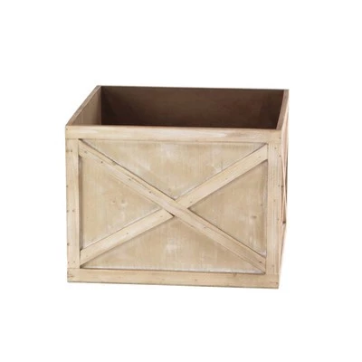 Deals ๐ฏ Set of 3 Farmhouse Wooden Crate Planters - Olivia & May Faded ๐ 7 Deals ๐ฏ Set of 3 Farmhouse Wooden Crate Planters - Olivia & May Faded ๐ - Image 5
