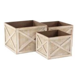 Deals ๐ฏ Set of 3 Farmhouse Wooden Crate Planters - Olivia & May Faded ๐ 14 Deals ๐ฏ Set of 3 Farmhouse Wooden Crate Planters - Olivia & May Faded ๐ -Planters Sales Store unnamed file 2348