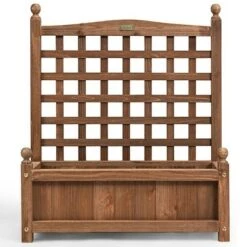 Wholesale 👏 Costway Solid Wood Planter Box with Trellis Weather-Resistant Outdoor 25''x11''x30'' 👏 -Planters Sales Store unnamed file 2355