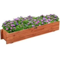 Wholesale 💯 Costway 28/36/40 Inch Wooden Flower Planter Box Garden Yard Decorative Window Box Rectangular 🔥 -Planters Sales Store unnamed file 2364