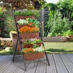 Wholesale 😍 Costway 2PCS 5-Tier Vertical Raised Garden Bed Elevated Planter 5 Container Box 😍 -Planters Sales Store unnamed file 2415