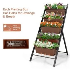 Wholesale 😍 Costway 2PCS 5-Tier Vertical Raised Garden Bed Elevated Planter 5 Container Box 😍 -Planters Sales Store unnamed file 2420
