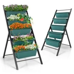 Wholesale 😍 Costway 2PCS 5-Tier Vertical Raised Garden Bed Elevated Planter 5 Container Box 😍 -Planters Sales Store unnamed file 2424