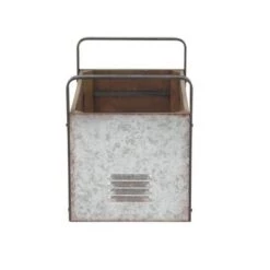 Deals 🎉 Olivia & May Set of 2 Rustic Wood and Iron Rectangular Storage Crates - Olivia & May 🌟 -Planters Sales Store unnamed file 2429